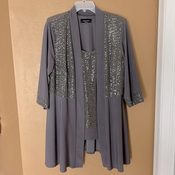 NWT - R&M Richard’s Woman sequin top with attached jacket. - Picture 1 of 7